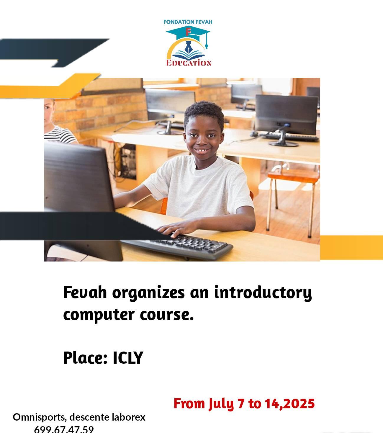 ICLY lance des cours d’informatique tout au long du mois de juillet