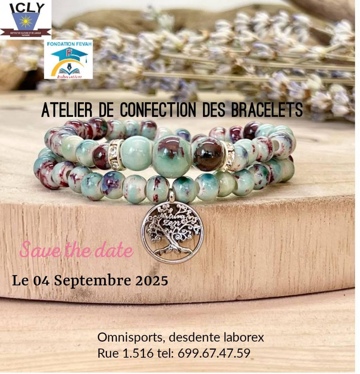 Atelier créatif : confection de bracelets avec ICLY